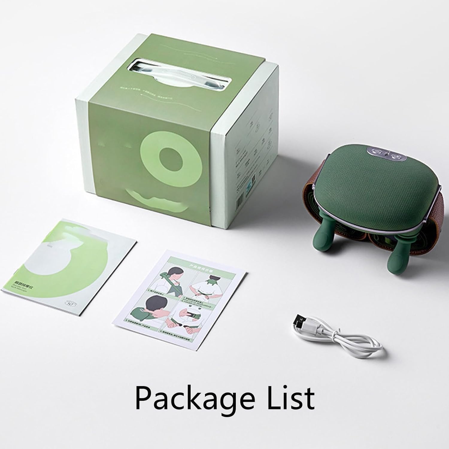 Masseur, Masseur de cou 4D, Chauffage du cou, Masseur d'épaules USB, 3 réglages de massage & 2 réglages de chaleur, pour la maison, le bureau, les voyages, détendre les muscles, soulager la fatigue