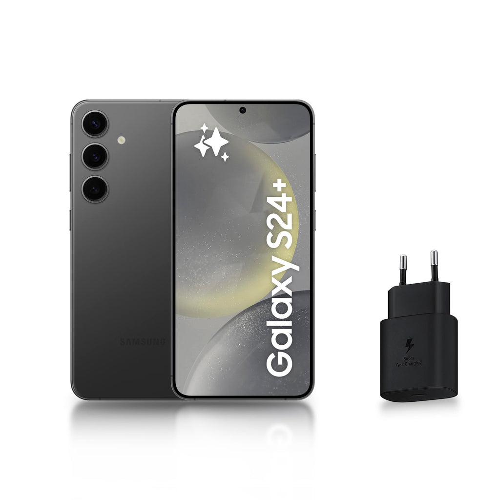 Samsung Galaxy S24 +, Smartphone Android 5G, 256 Go, Chargeur Secteur Rapide 25W Inclus [Exclusivité Amazon], Smartphone déverrouillé, Indigo, Version FR