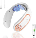 Masseur Cervical, 3 Niveau Chauffage à Température Constante Massage Cou Portable 4 Modes De Massage Par Impulsions 15 Niveaux D'Intensité Pour La Nuque Et Les épaules