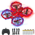 Mini Drone pour Enfants, 2.4 GHz avec Télécommande, Drone RC avec Lumière et Flip À 360°, Mode Sans Tête, Évitement D'obstacles, Spider RC Quadricoptère pour Enfants et Débutants