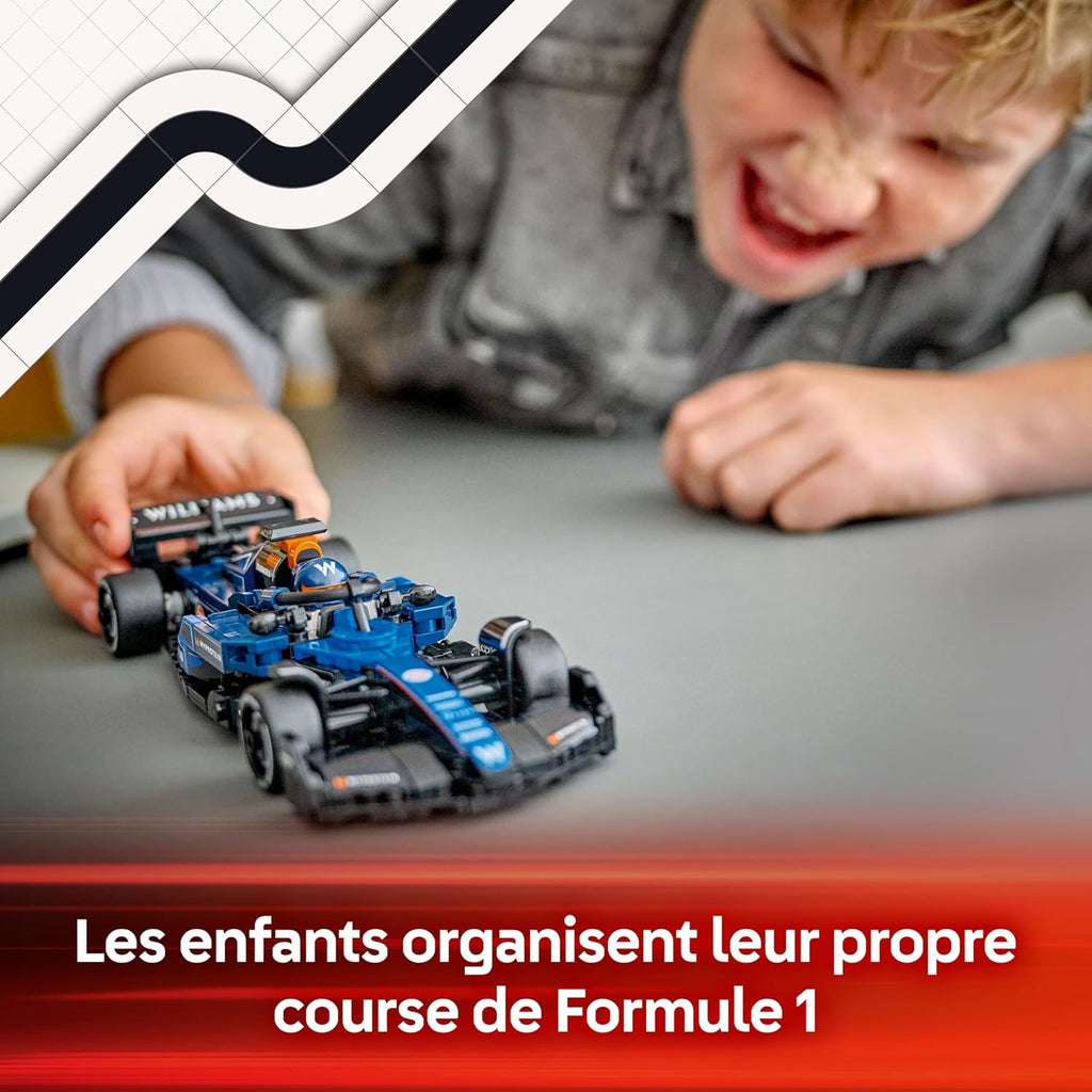 LEGO Speed Champions Voiture F1 Williams Racing FW46 - Jeu de Construction avec véhicule de Course - Minifigurine Collector de Pilote de Formule 1 - Maquette pour garçons et Filles dès 10 Ans 77249