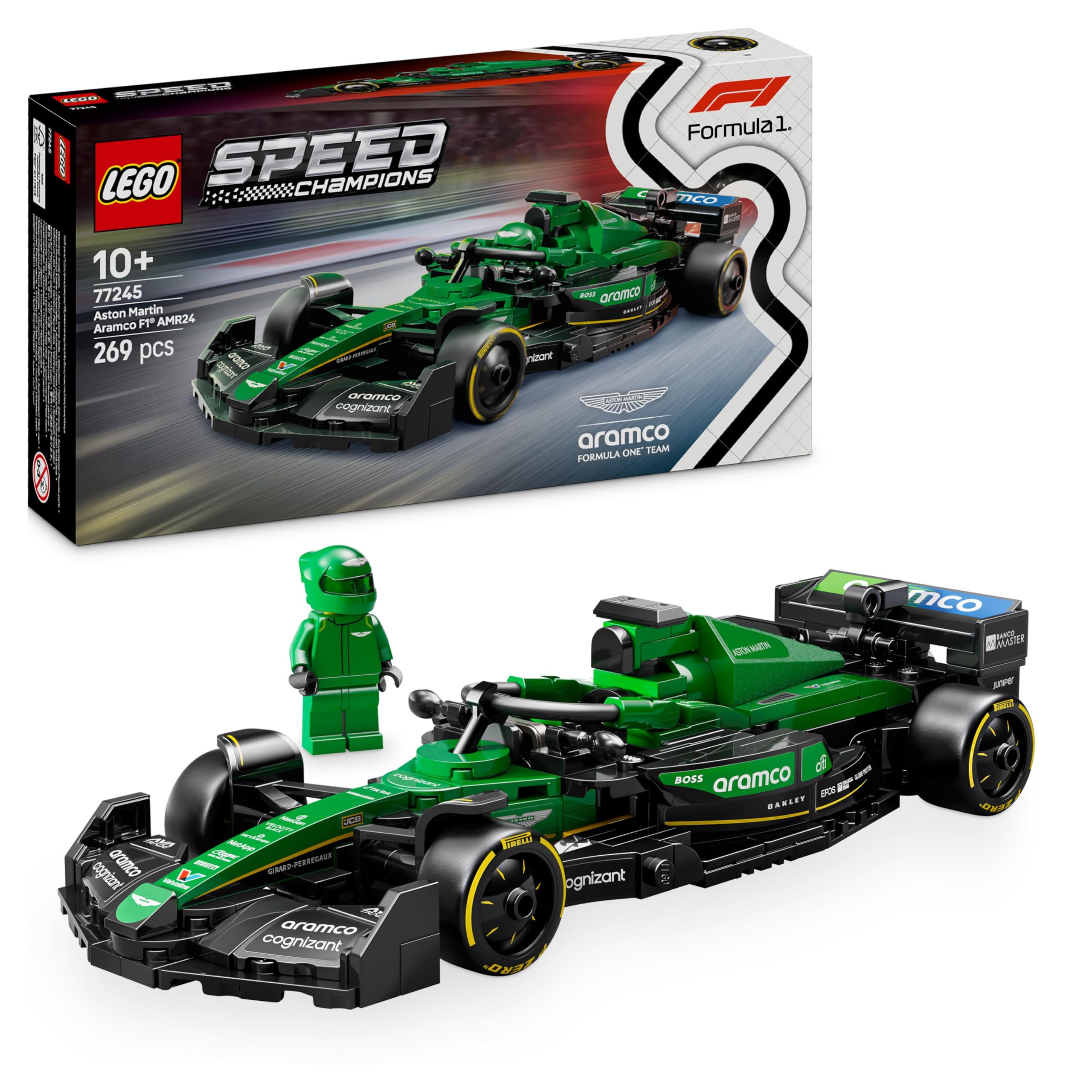 LEGO Speed Champions Voiture F1 Williams Racing FW46 - Jeu de Construction avec véhicule de Course - Minifigurine Collector de Pilote de Formule 1 - Maquette pour garçons et Filles dès 10 Ans 77249