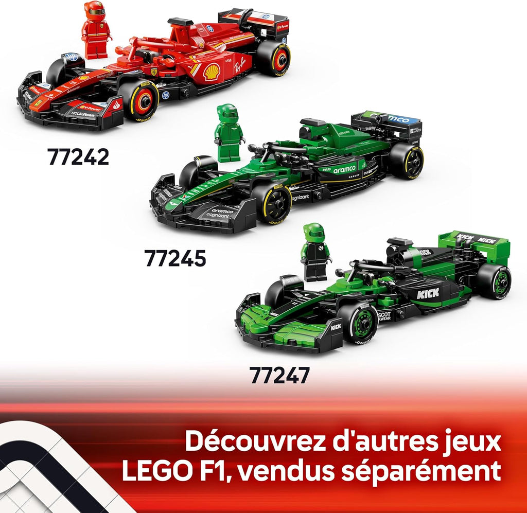 LEGO Speed Champions Voiture F1 Williams Racing FW46 - Jeu de Construction avec véhicule de Course - Minifigurine Collector de Pilote de Formule 1 - Maquette pour garçons et Filles dès 10 Ans 77249