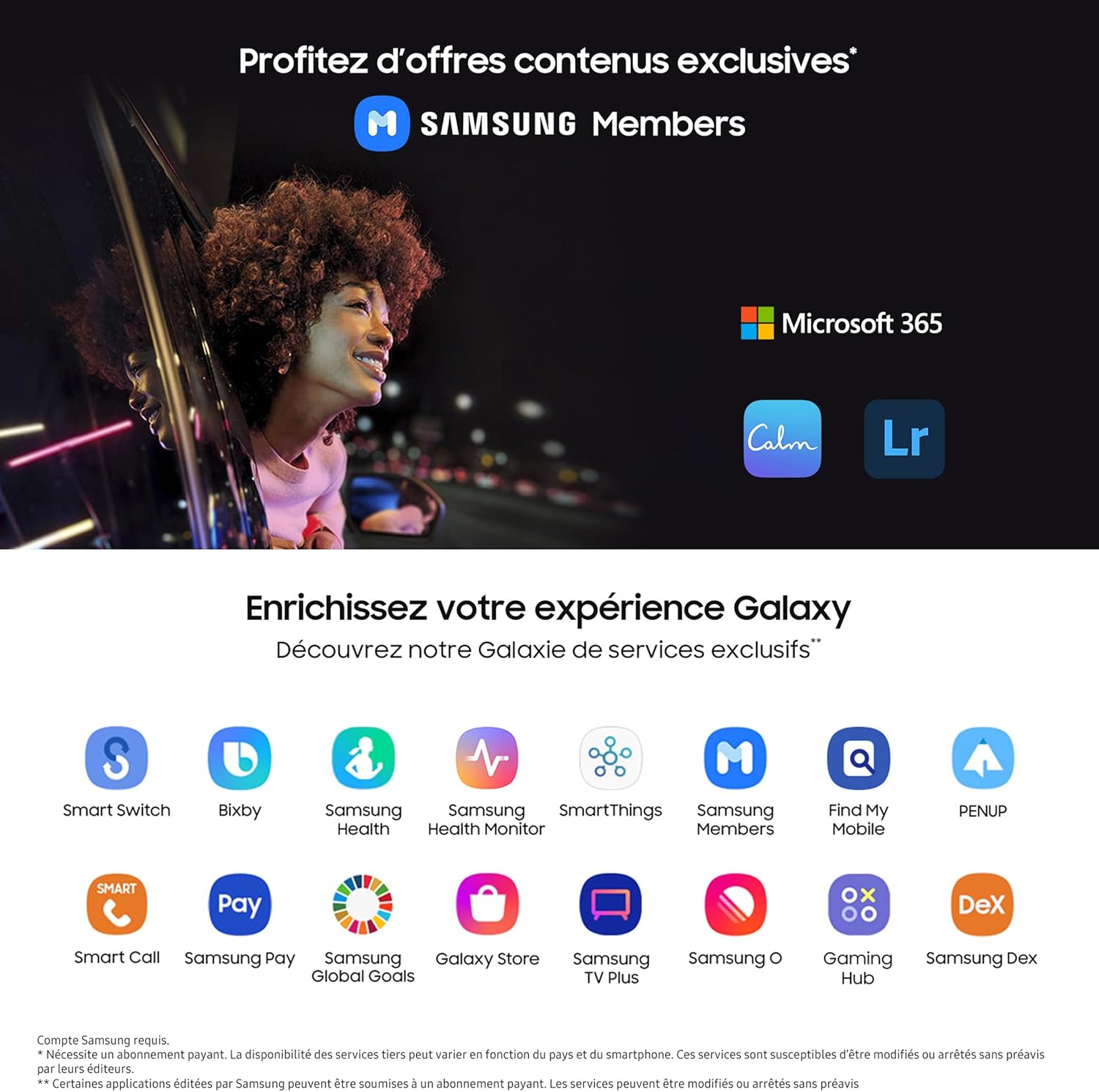 Samsung Galaxy S24 +, Smartphone Android 5G, 256 Go, Chargeur Secteur Rapide 25W Inclus [Exclusivité Amazon], Smartphone déverrouillé, Indigo, Version FR