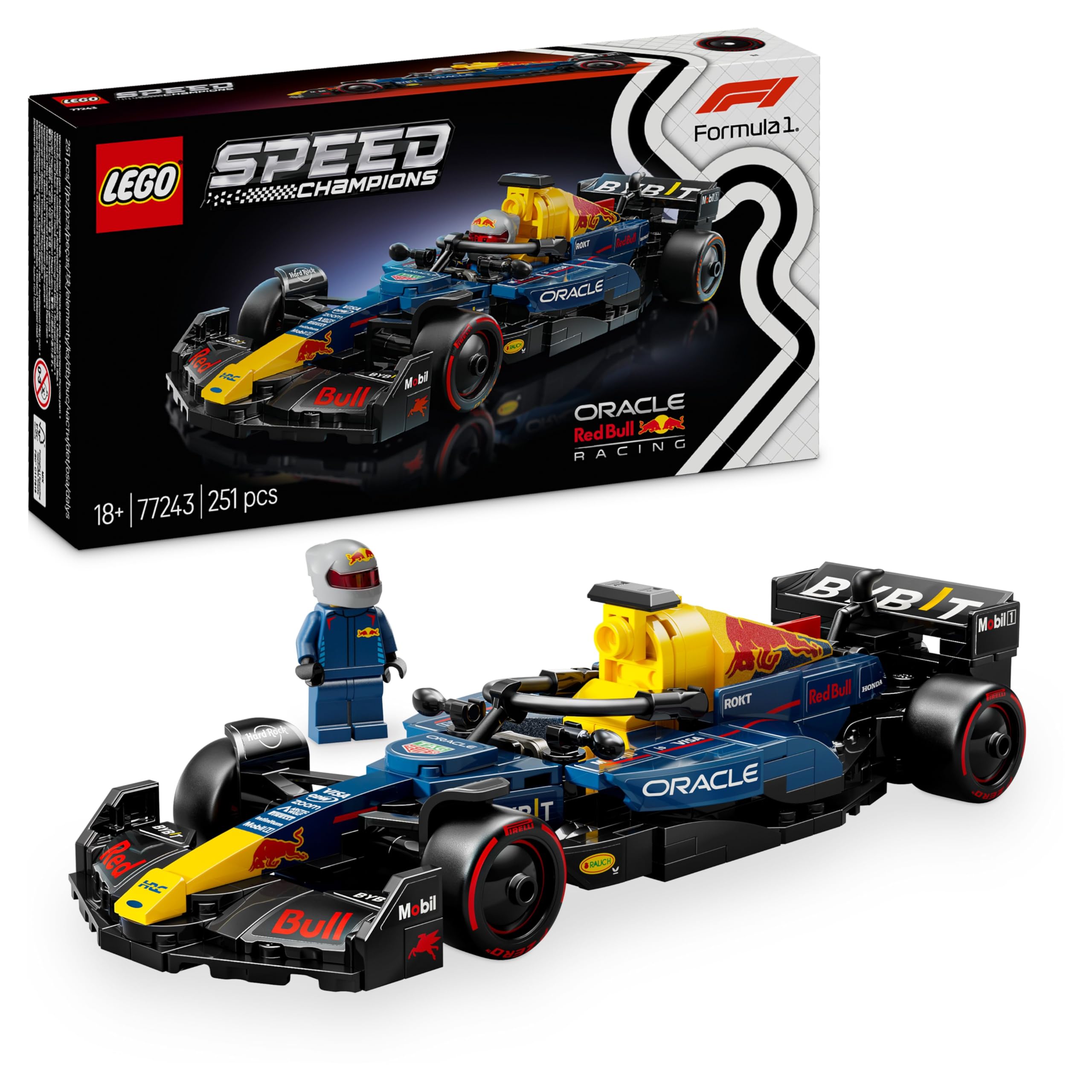 LEGO Speed Champions Voiture F1 Williams Racing FW46 - Jeu de Construction avec véhicule de Course - Minifigurine Collector de Pilote de Formule 1 - Maquette pour garçons et Filles dès 10 Ans 77249