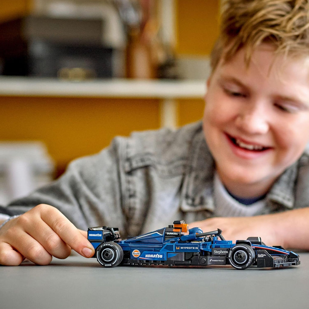 LEGO Speed Champions Voiture F1 Williams Racing FW46 - Jeu de Construction avec véhicule de Course - Minifigurine Collector de Pilote de Formule 1 - Maquette pour garçons et Filles dès 10 Ans 77249